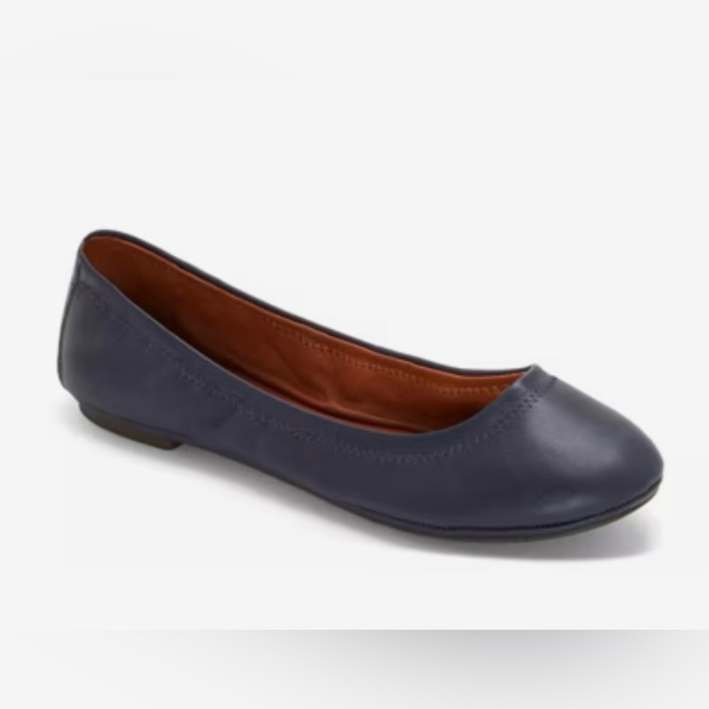 Lucky Brand Navy Emmie 2 Leather
Ballet Flats